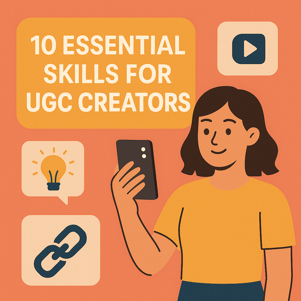 Top 10 Skills Every Successful UGC Creator Needs